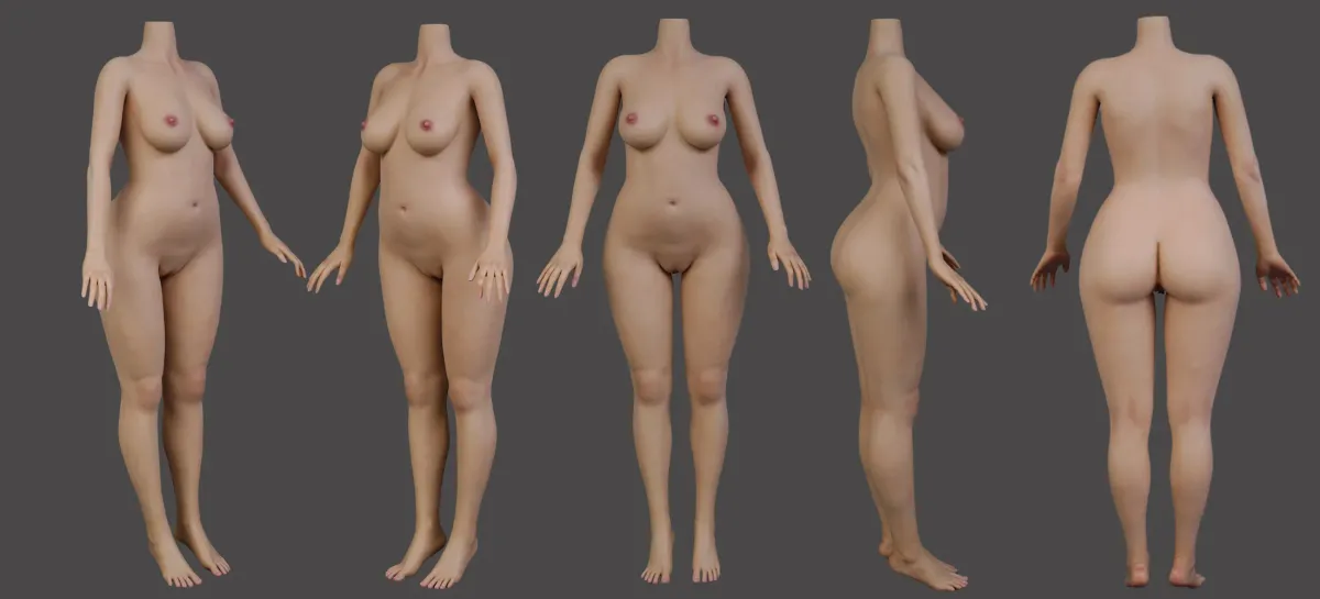 Diagrama de medidas del cuerpo GT04 162cm