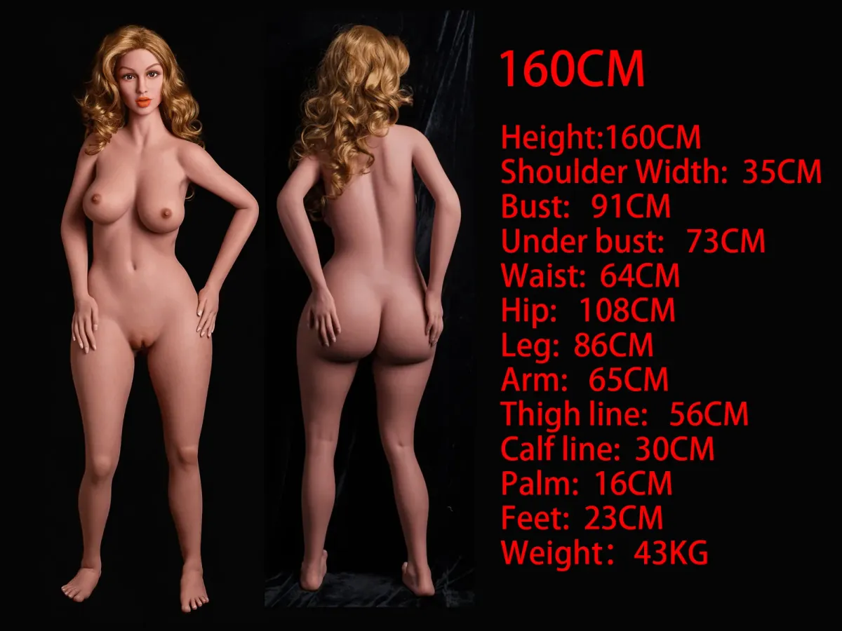 Measurement diagram of the TPE 160cm body