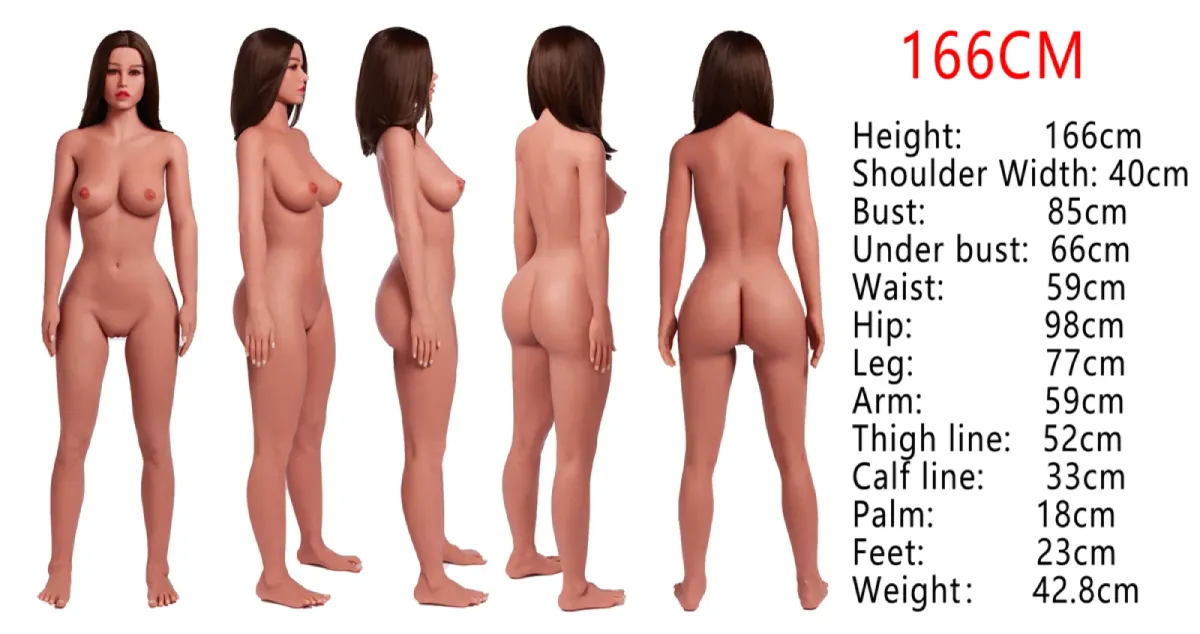 Measurement diagram of the TPE 166cm body