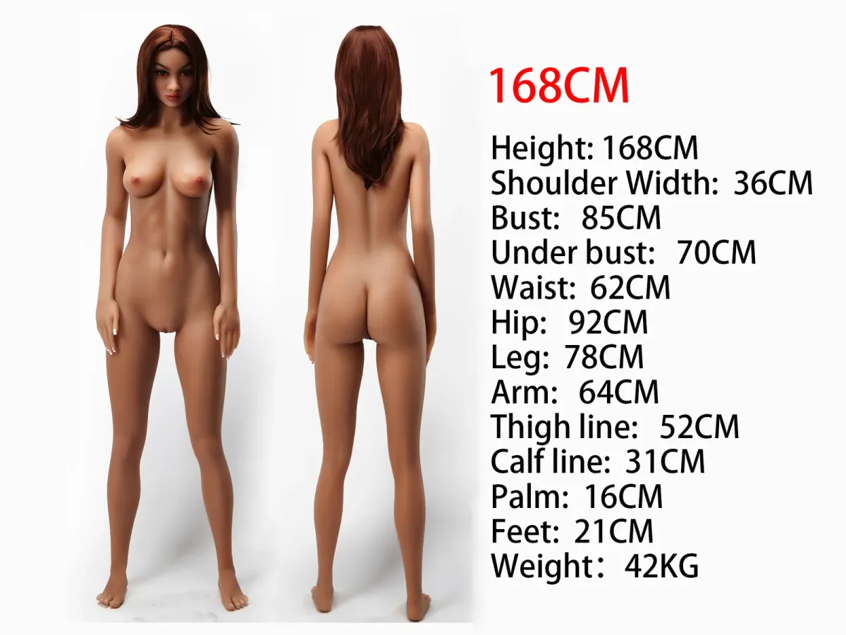 Measurement diagram of the TPE 168cm body